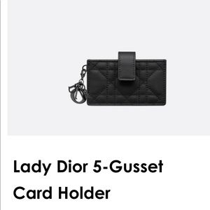 Dior Quilted cardholder